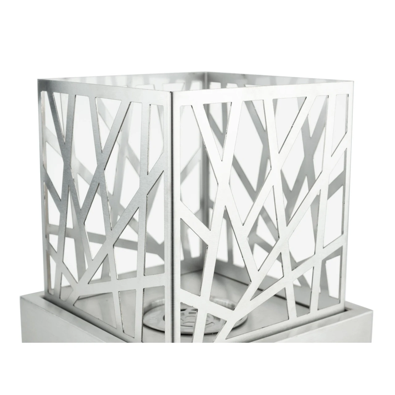 Lenora Ethanol Table Top Fire Pit Stainless Steel- AMS Fireplace 2 Lenora Ethanol Table Top Fire Pit Stainless Steel- AMS Fireplace - Image 2