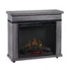 Dimplex 32" Morgan Electric Fireplace Mantel, Charcoal Oak