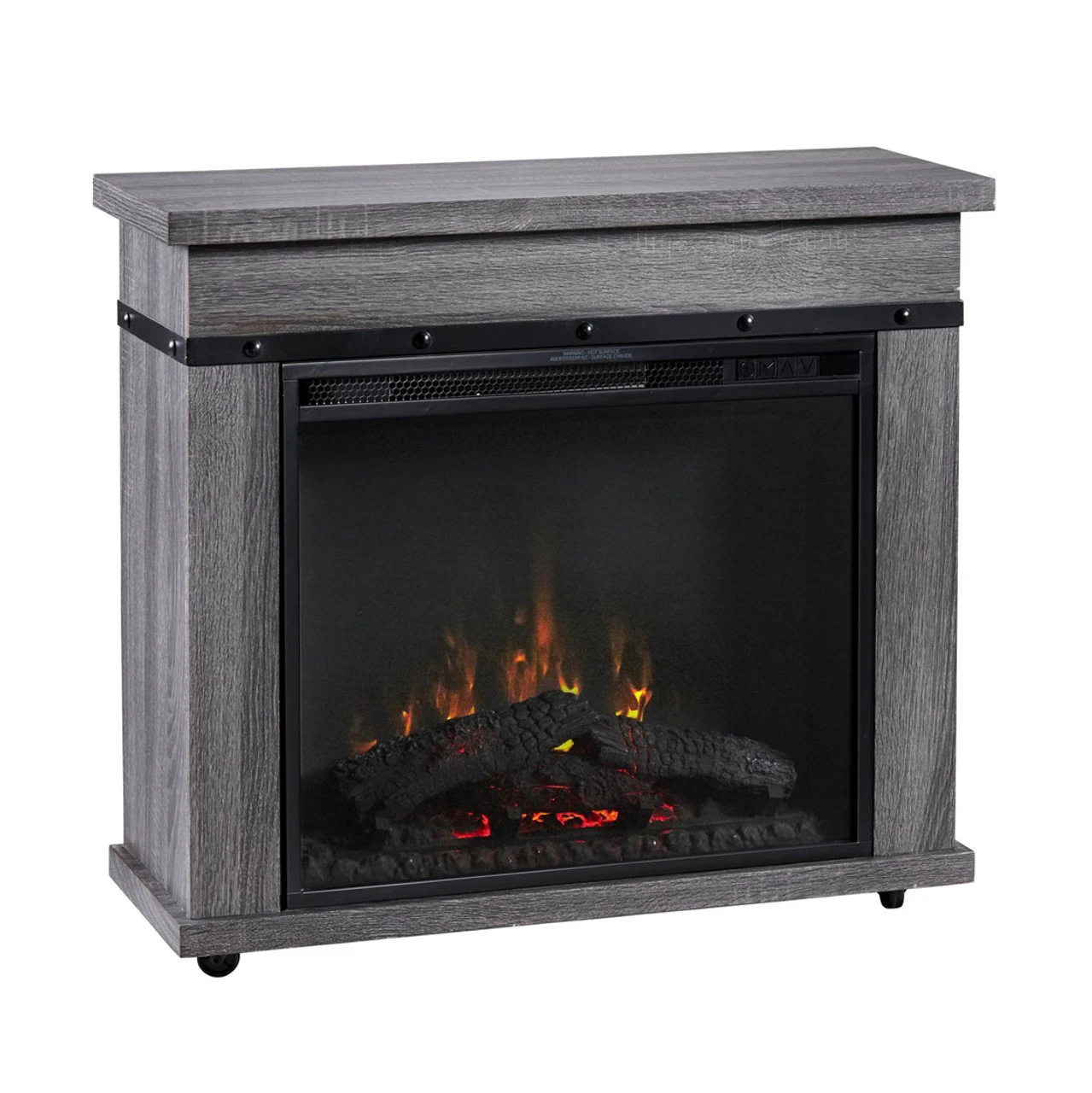 Dimplex 32" Morgan Electric Fireplace Mantel, Charcoal Oak 1 Dimplex 32" Morgan Electric Fireplace Mantel, Charcoal Oak