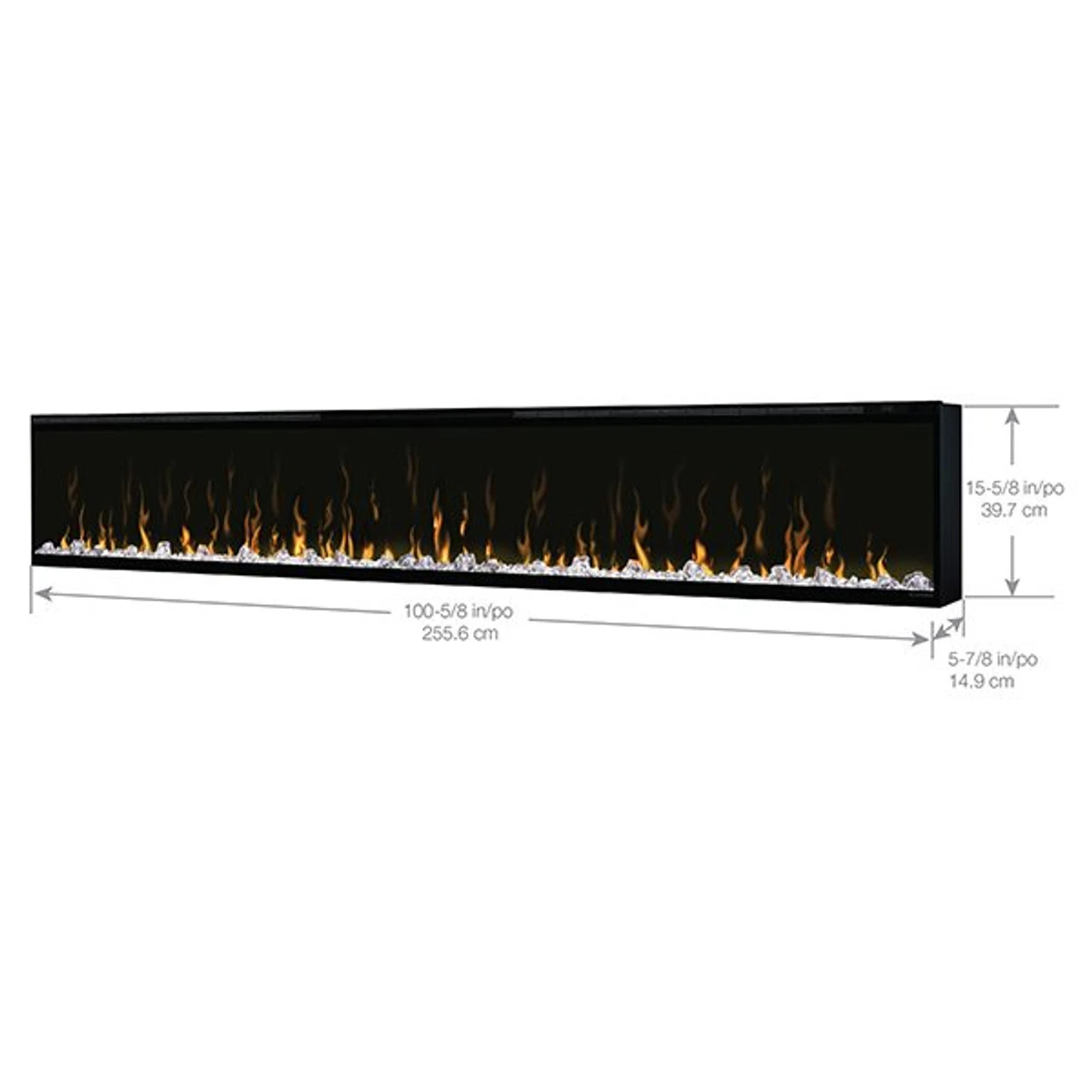 Dimplex IgniteXL 100" Built-In Linear Electric Fireplace 2 Dimplex IgniteXL 100" Built-In Linear Electric Fireplace - Image 2