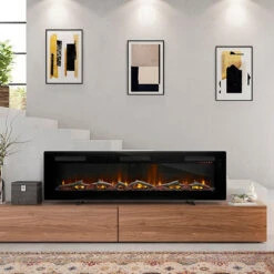 Dimplex Sierra 72" Wall Mount/Built-In Linear Electric Fireplace -Fireplace Shop wfgofoa30suhkqr9ivbf Zg6VUFce zoom 90613.1676402945